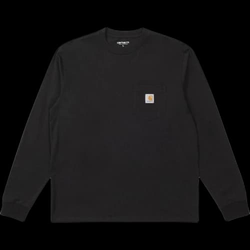 Carhartt WIP Long-Sleeve Pocket T-Shirt 'Black'