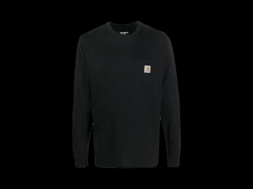 Carhartt WIP Long Sleeve Pocket T-Shirt Black