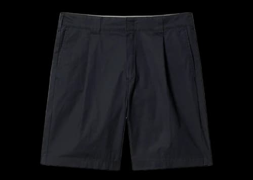 Carhartt WIP Grand Deltona Stretch Poplin 5.5oz Relaxed Fit Shorts Dark Navy