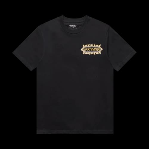 Carhartt WIP Short-Sleeve Spaces T-Shirt 'Black'