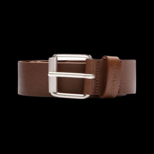 Carhartt WIP Script Belt 'Cognac/Silver'