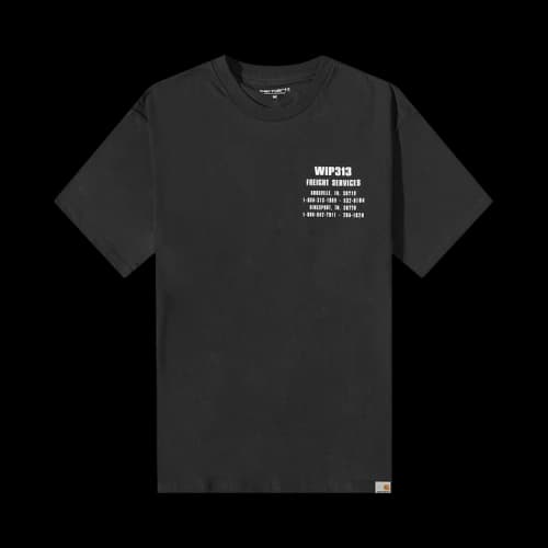 Carhartt WIP Short-Sleeve Freight Services T-Shirt 'Black'