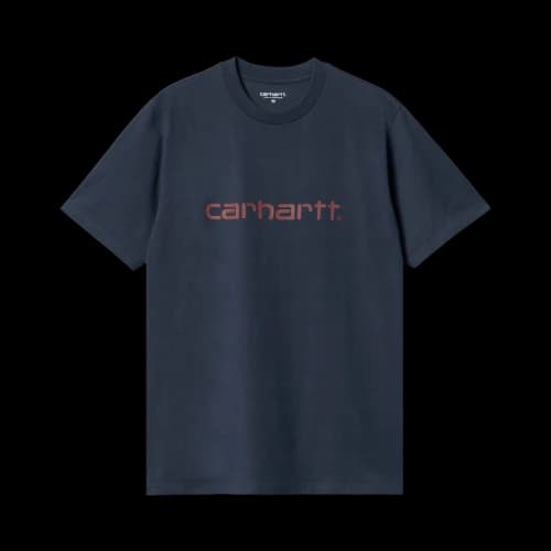 Carhartt WIP Script Short-Sleeve T-Shirt 'Air Force Blue/Malbec'