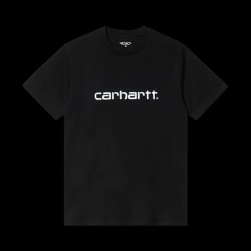 Carhartt WIP Short-Sleeve Script T-Shirt 'Black'