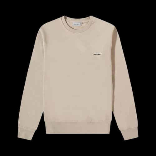 Carhartt WIP Script Embroidery Sweater 'Beige'