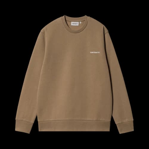 Carhartt WIP Script Embroidery Sweatshirt 'Brown'