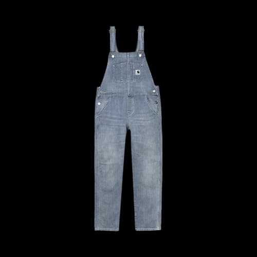 Carhartt WIP Bib Overalls 'Blue Light Stone Washed'