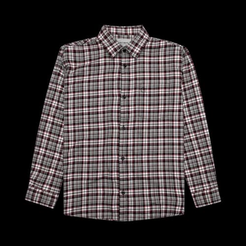 Carhartt WIP Yuma Check Long-Sleeve Shirt 'Grey Heather'