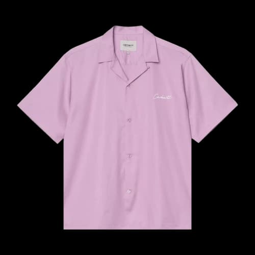 Carhartt WIP Short-Sleeve Delray Shirt 'Gentle Purple/White'