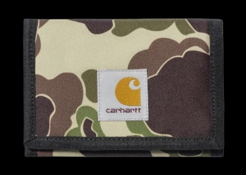 Carhartt WIP Alec Wallet Green Camo Duck