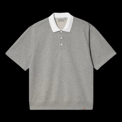 Carhartt WIP Short-Sleeve Tatum Rugby Sweater 'Grey'