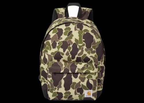 Carhartt WIP Jake Backpack Green Camo Duck