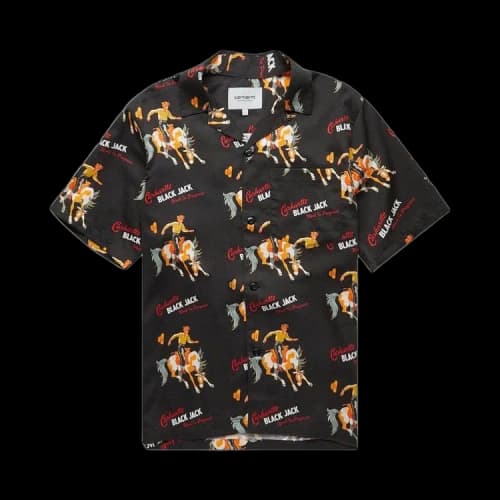 Carhartt WIP Short-Sleeve Black Jack Shirt 'Black'