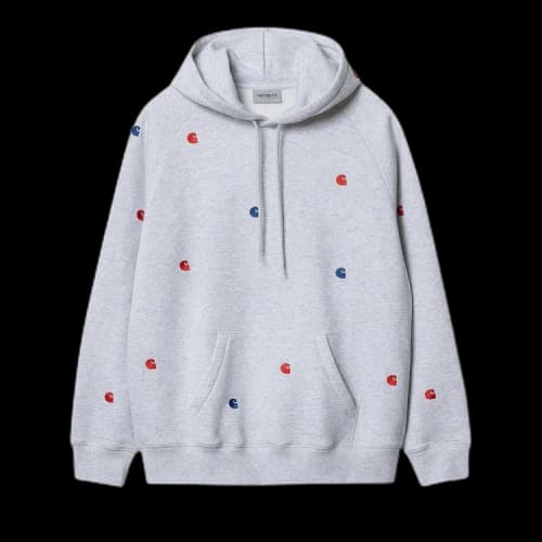 Carhartt WIP Hooded Seek Sweat 'Ash'
