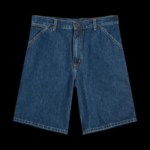 Carhartt WIP Single Knee Short 'Blue Stone Washed'