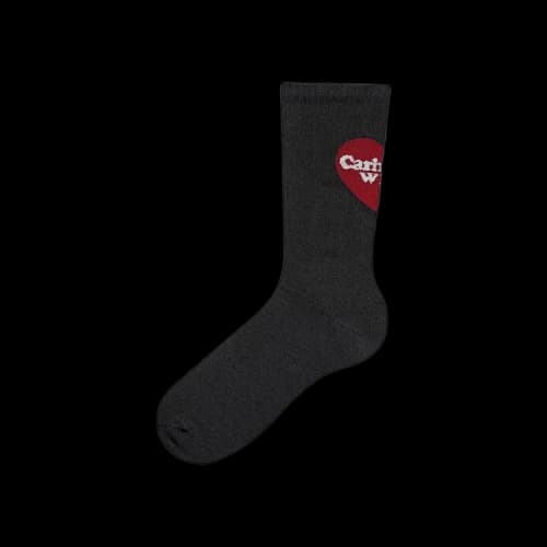 Carhartt WIP Heart Socks 'Black'