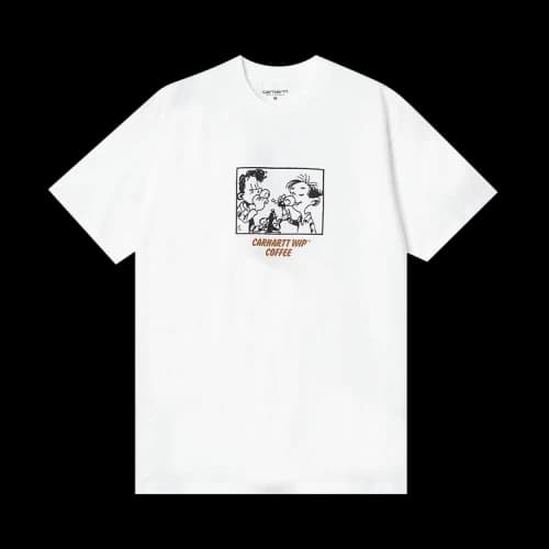 Carhartt WIP Coffee Short-Sleeve Tee 'White'