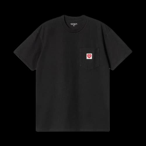 Carhartt WIP Heart Pocket Tee 'Black'