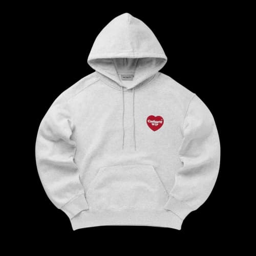 Carhartt WIP Hooded Heart Sweat 'Ash'