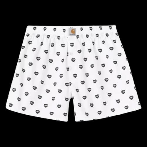 Carhartt WIP Cotton Boxer 'Heart Print/White/Black'