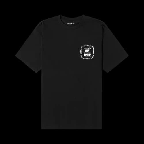Carhartt WIP Short-Sleeve Stamp State T-Shirt 'Black'