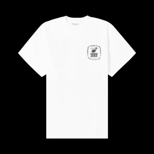 Carhartt WIP Short-Sleeve Stamp State T-Shirt 'White'