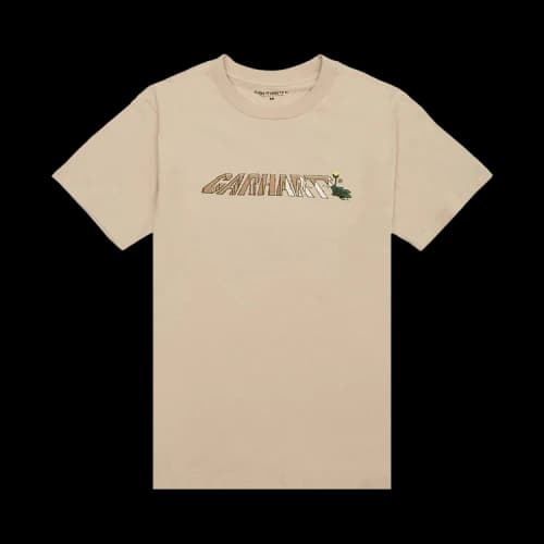 Carhartt WIP Short-Sleeve Dandelion Script T-Shirt 'Wall'