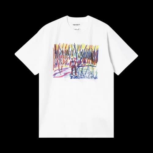 Carhartt WIP Ollie Mac Icy Lake T-Shirt 'White'