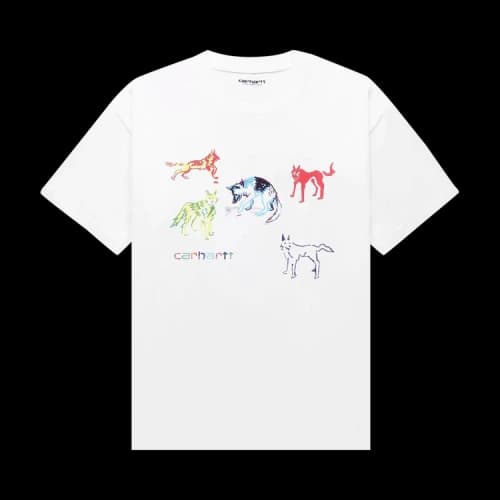 Carhartt WIP Ollie Mac Huskies T-Shirt 'White'