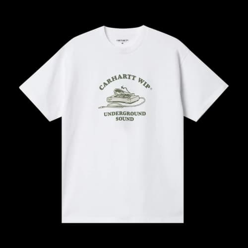 Carhartt WIP Short-Sleeve Underground Sound T-Shirt 'White'