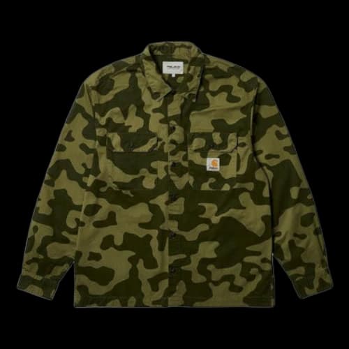Palace X Carhartt WIP FW23 Logo Shirts 'Green'