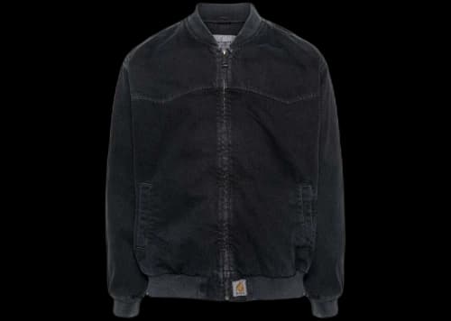 Carhartt WIP OG Santa Fe (Stone Dyed) Bomber Black