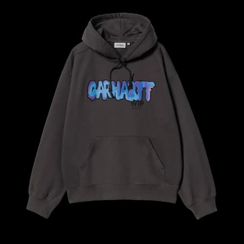 Carhartt WIP Hooded Drip Sweatshirt 'Charcoal'