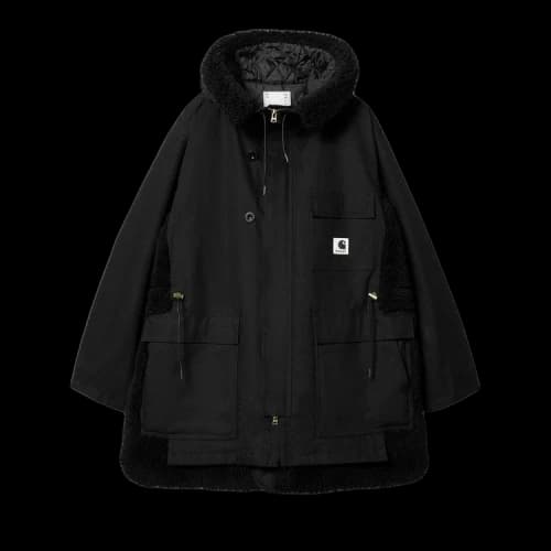 Carhartt WIP x Sacai Canvas Parka Siberian 'Black'