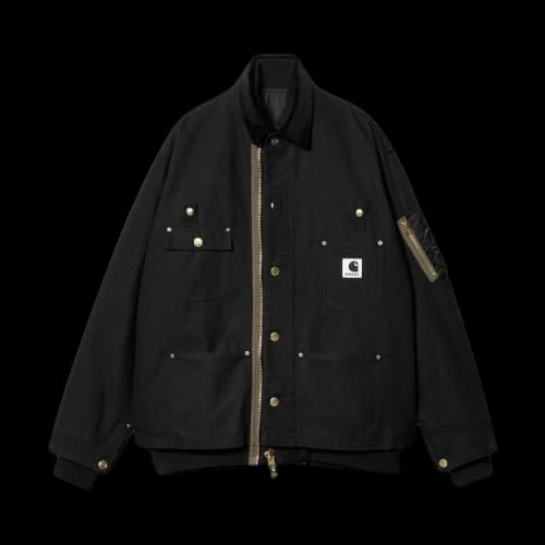 Carhartt WIP x Sacai MA-1 Jacket Michigan 'Black'