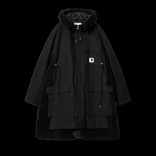 Carhartt WIP x Sacai Canvas Parka Siberian 'Black'