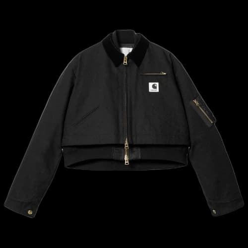 Carhartt WIP x Sacai Canvas MA-1 Jacket Detroit 'Black'