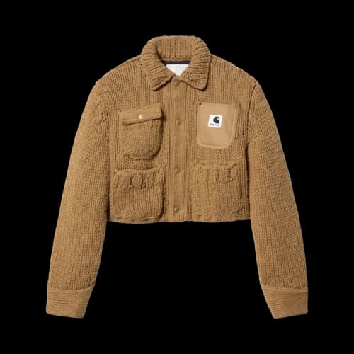 Carhartt WIP x Sacai Knit Jacket Michigan 'Beige'