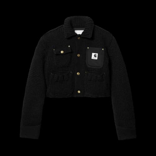 Carhartt WIP x Sacai Knit Jacket Michigan 'Black'