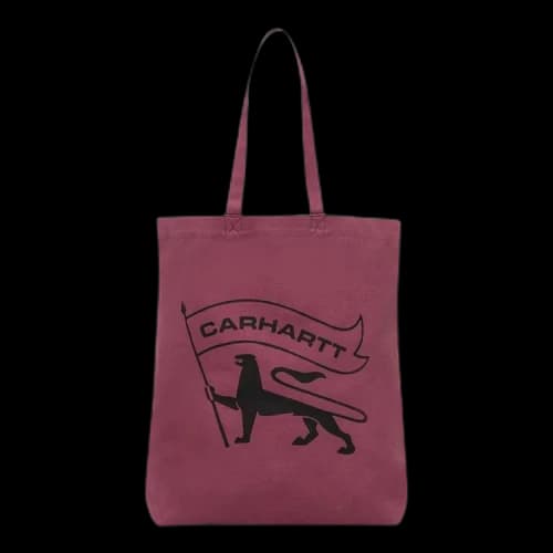 Carhartt WIP Stamp Tote Bag 'Dusty Fuchsia/Black'