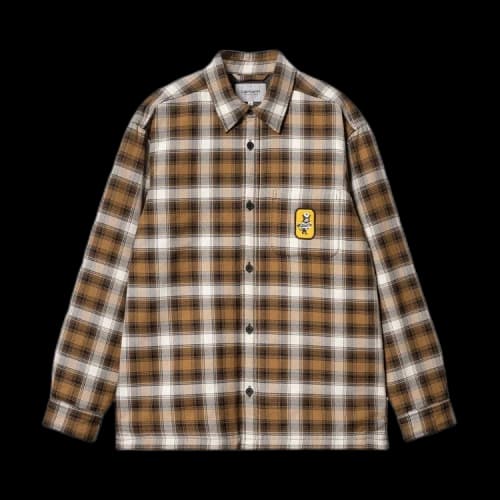Carhartt WIP Monahan Check Shirt Jacket 'Hamilton Brown'