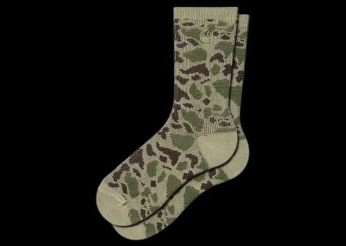 Carhartt WIP Jacquard Camo Socks Green Camo Duck