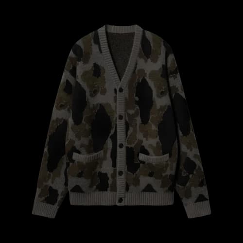 Carhartt WIP Merton Cardigan 'Camo Duck Jacquard/Grey'
