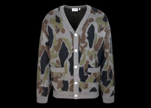 Carhartt WIP Merton Cardigan Camo Duck Jaquard