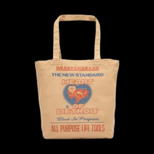 Carhartt WIP Canvas Graphic Tote 'Arcan Print/Dusty Hamilton Brown'