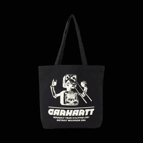 Carhartt WIP Canvas Graphic Tote 'Black'
