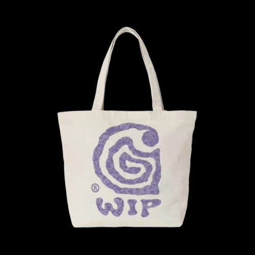 Carhartt WIP Canvas Graphic Tote 'Helix Print/Natural'