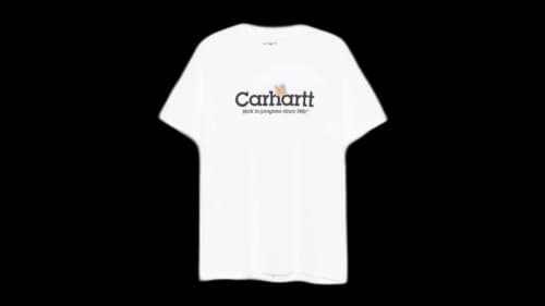 Carhartt WIP S/S Label Script T-shirt White