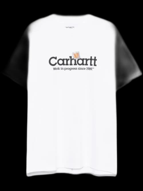 Carhartt WIP S/S Label Script T-shirt White