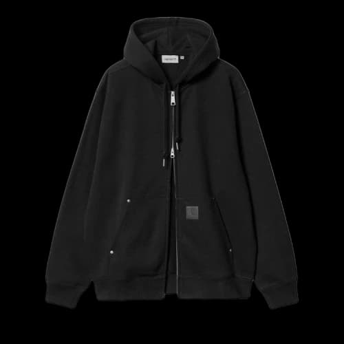 Carhartt WIP Eldon Zip-Up Hoodie 'Black'